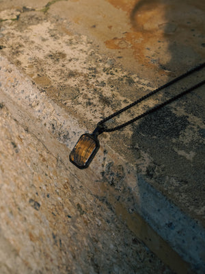 Charcoal Black  Tiger eye