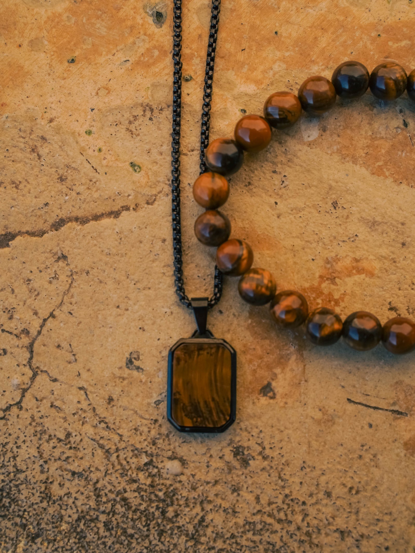 Charcoal Black  Tiger eye
