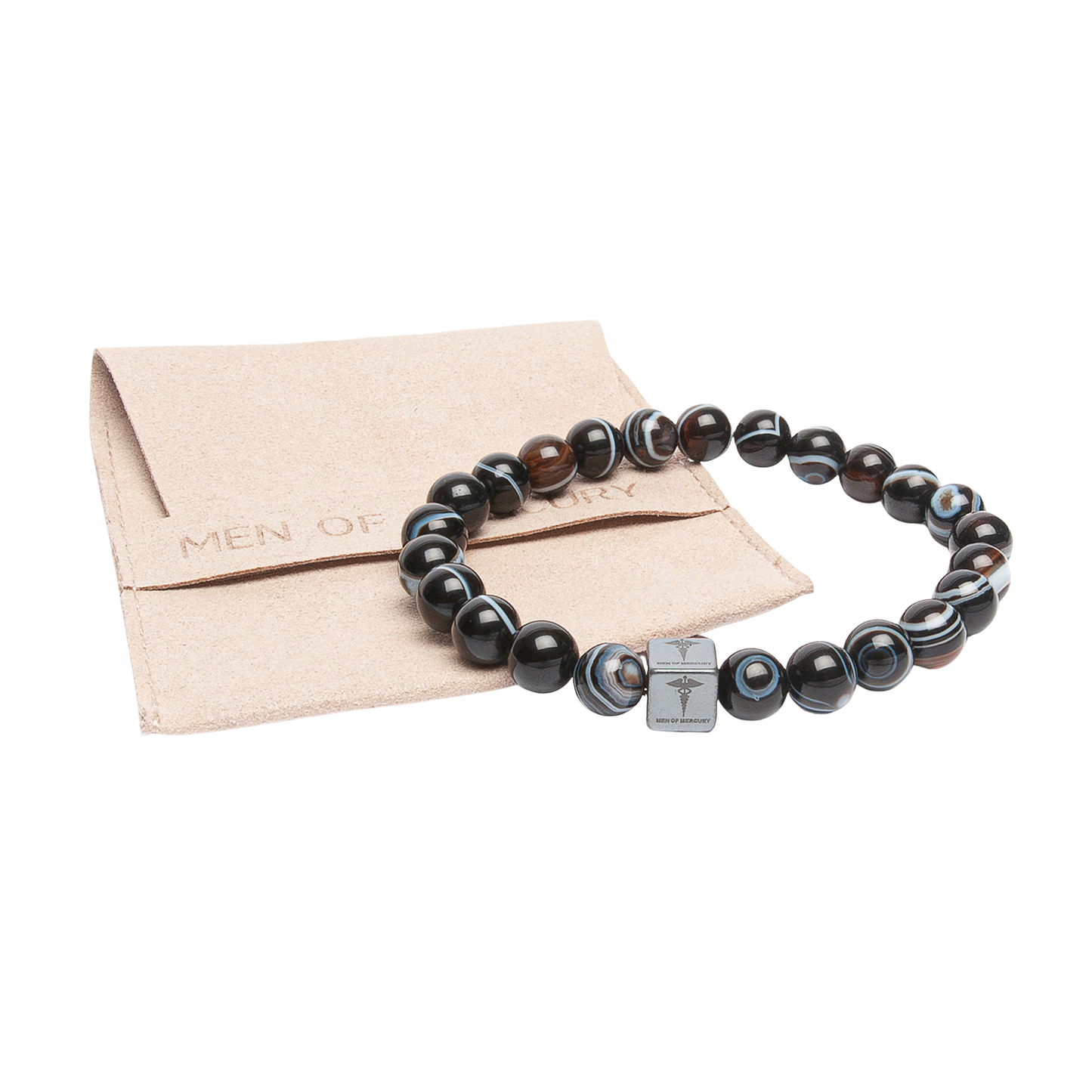 Agate black with eyes