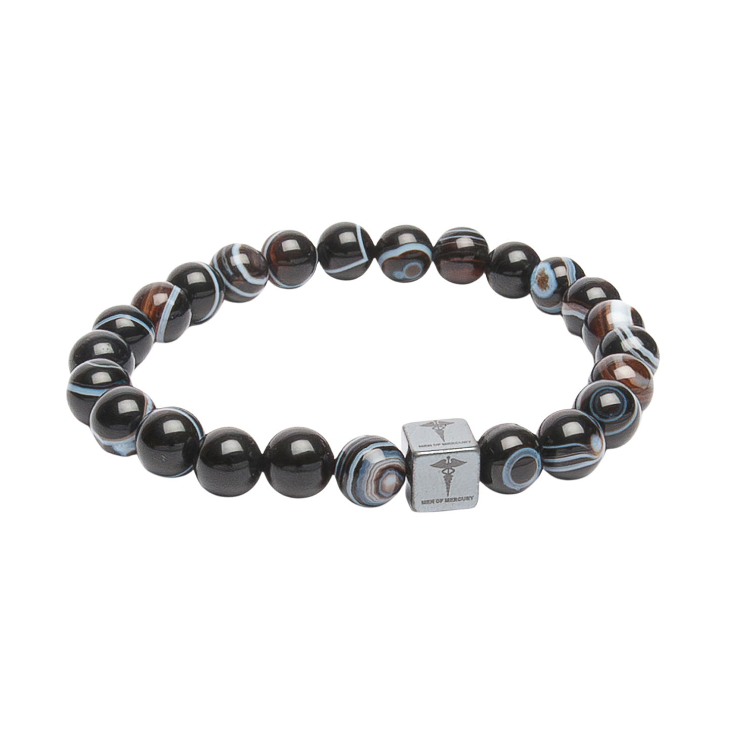 Agate black with eyes